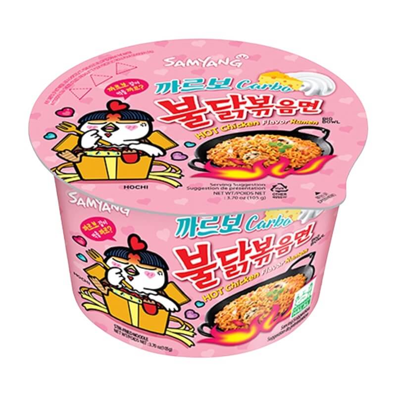 Buldak Hot Chicken Carbo Ramen Bowl 105g - Samyang