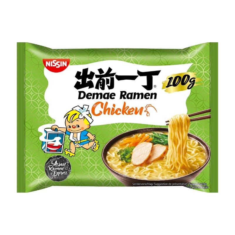 Demae Ramen Garlic Chicken Soup Instant Noodle 100g