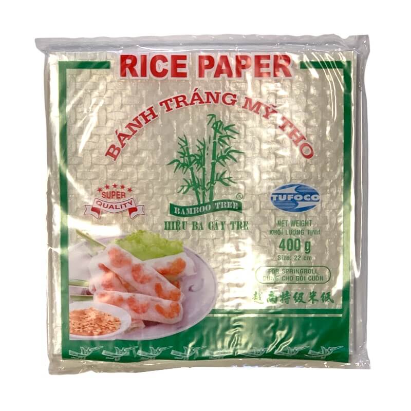 Bamboo Tree Rice Paper sheets for spring rolls 400g