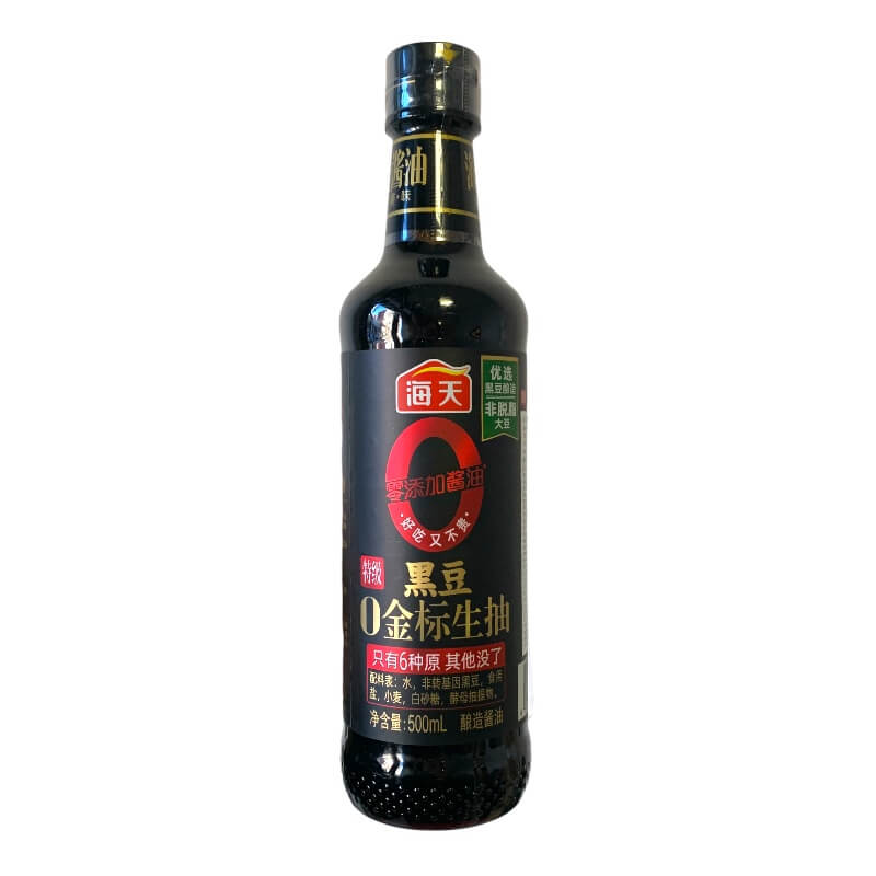 Golden Label Light Soy Sauce Black Bean 500ml