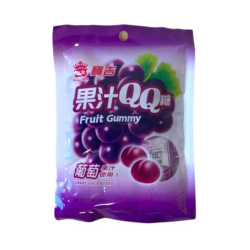 Grape QQ Gummies 88g - I Mei