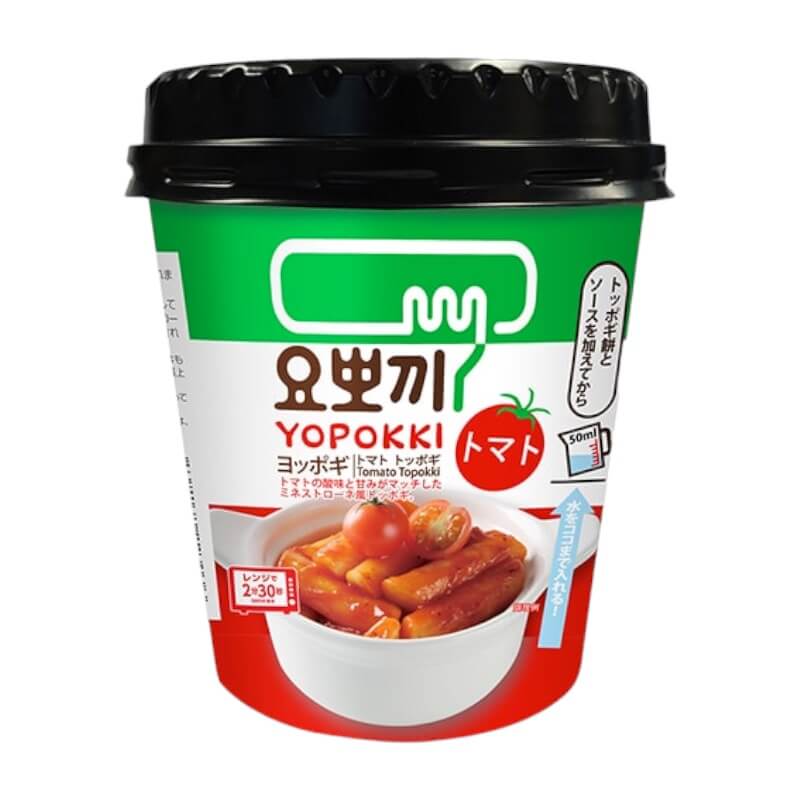 Tomato Tteokbokki Rice Cake Cup 120g - Yopokki