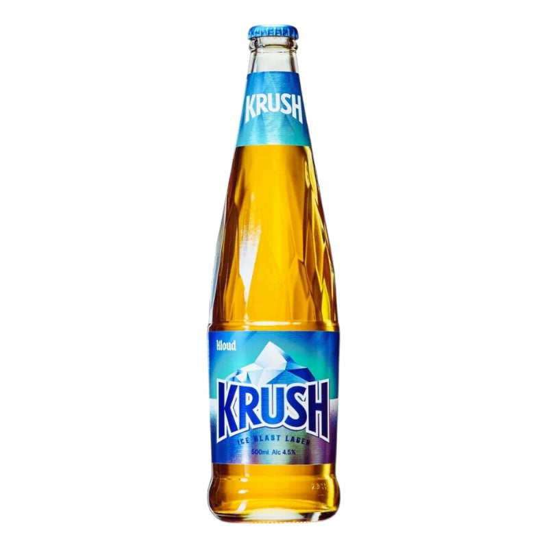Korean Krush Beer Ice Blast Lager 4.5% 500ml