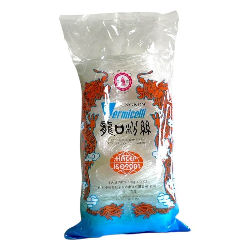 Gluten Free Lungkow Vermicelli Glass Noodles 44% Mung Bean 500g