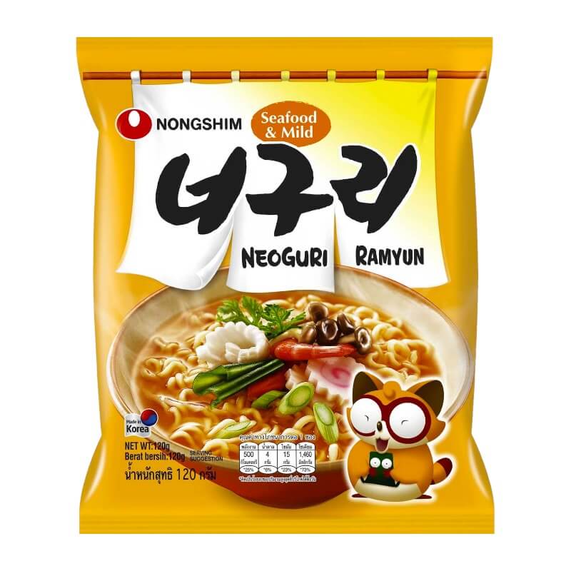 Neoguri Seafood Ramen (Mild Spicy) 120g - Nongshim