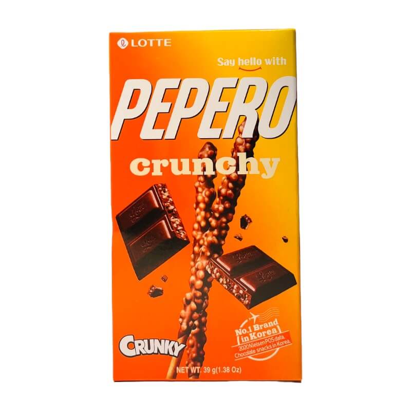 Pepero Chocolate Biscuit Crunky 39g
