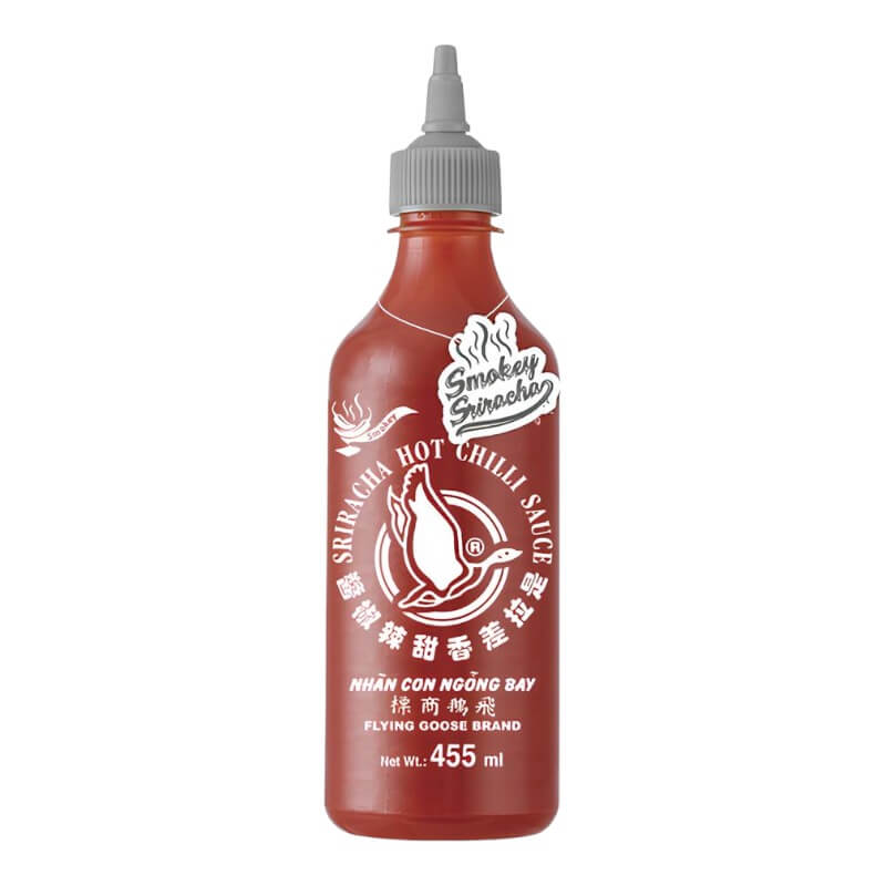 Smokey Sriracha Chilli Sauce 455ml - Flying Goose