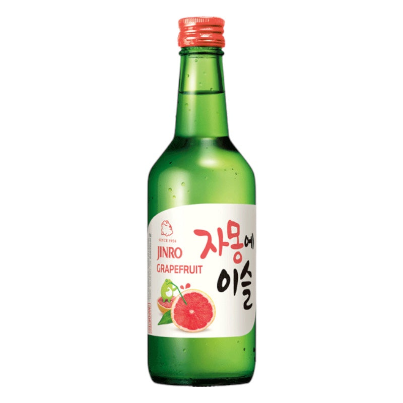 Soju Grapefruit Korean Liquor 13% 360ml - Jinro