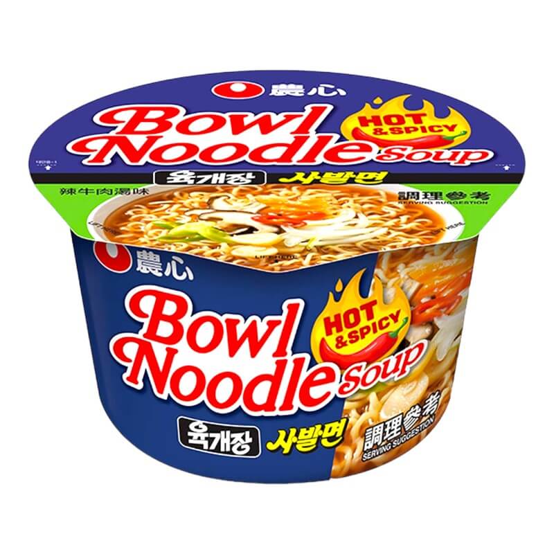 Spicy Beef Bowl Noodle Instant Ramen 100g - Nongshim