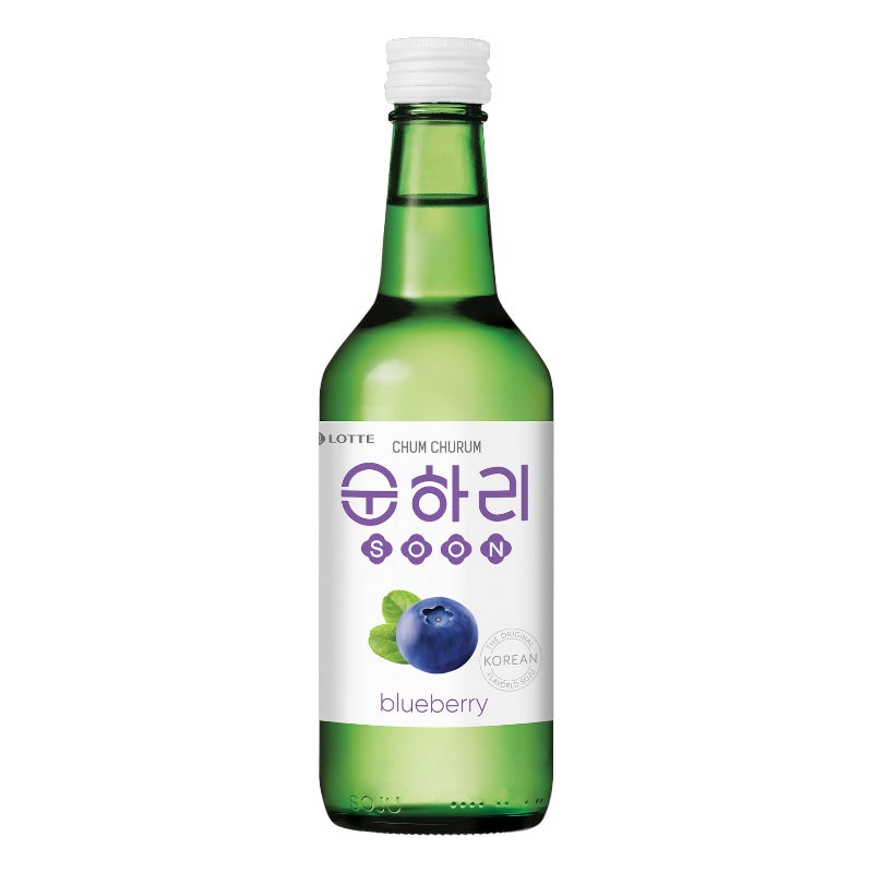 Soju Blueberry 12% Korean Liquor 360ml - Chum Churum