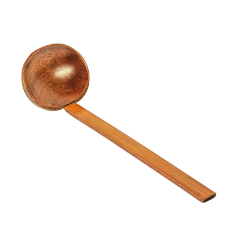 Long Handle Wooden Ramen Spoon