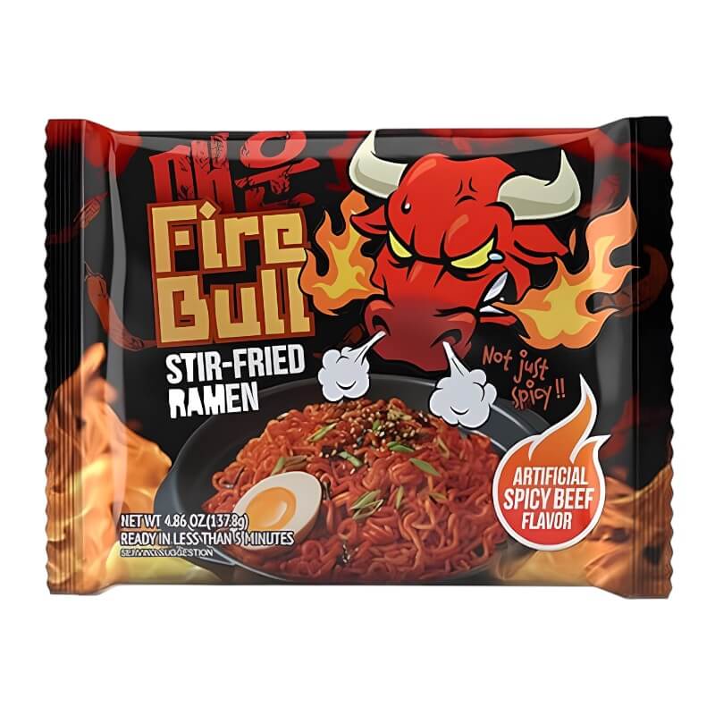 Firebull Stir-fired Beef Ramen 137.8g