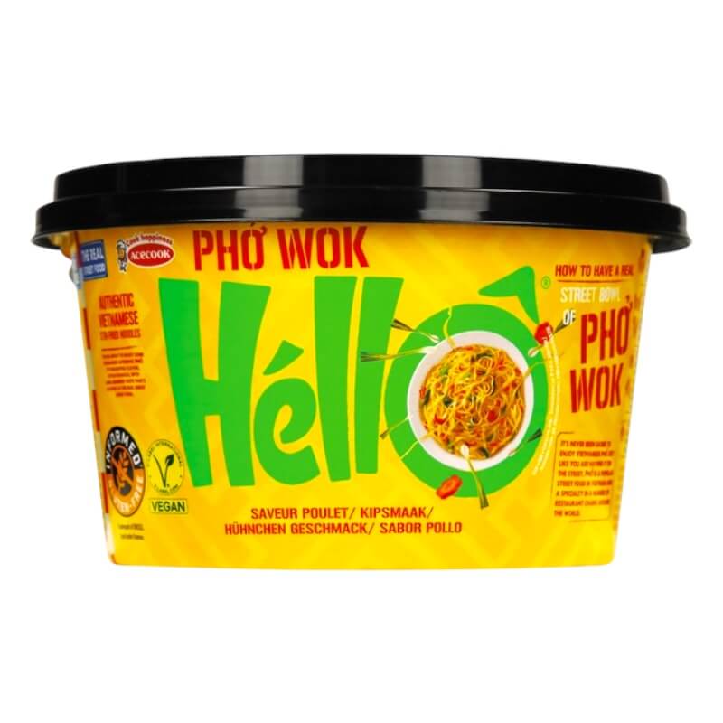 Hello Pho Wok Chicken Bowl Noodles 76g