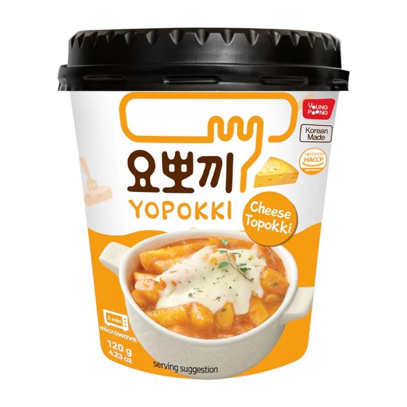 Tteokbokki Rice Cake Cheese Cup 120g - Yopokki