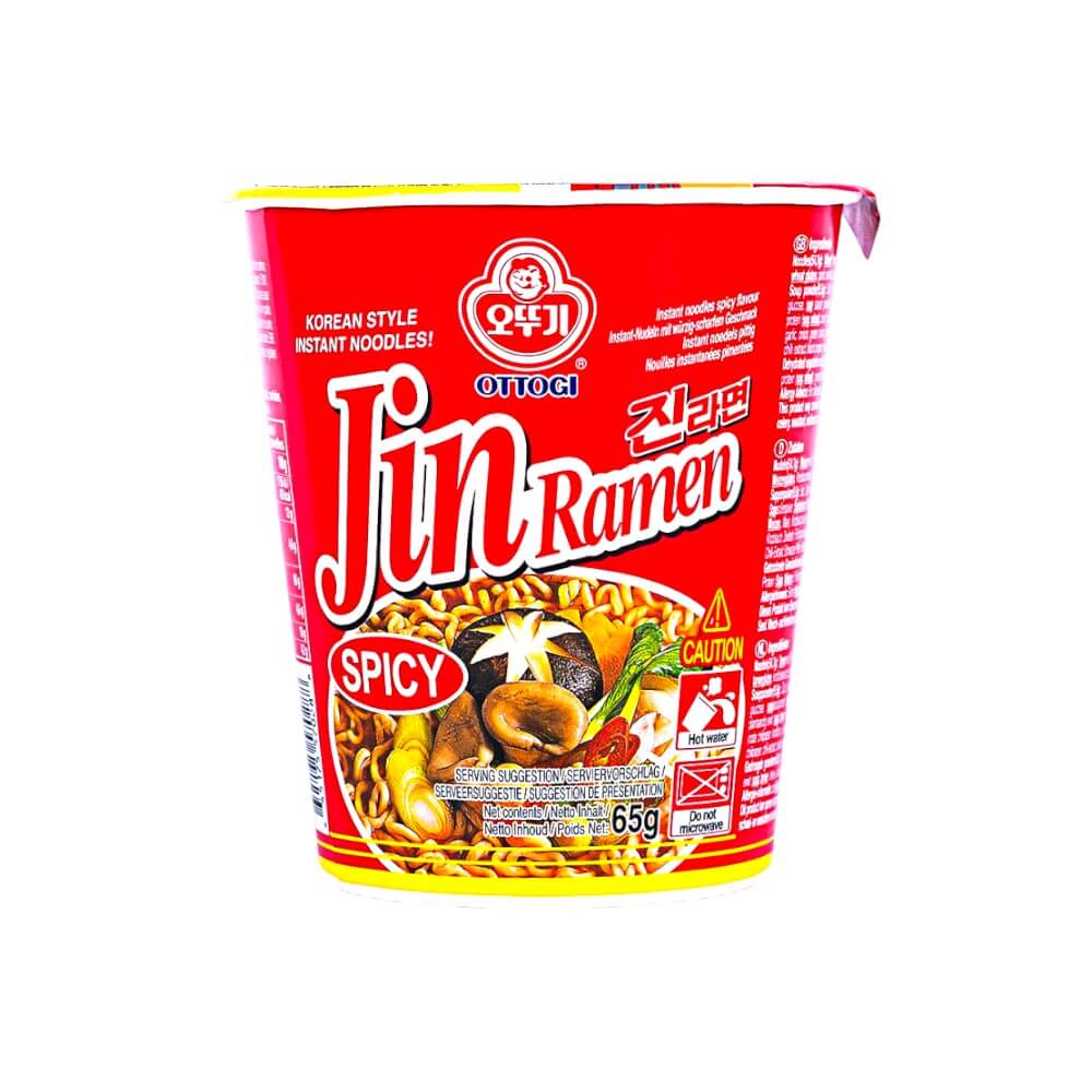 Jin Ramen Cup Noodles Spicy 65g