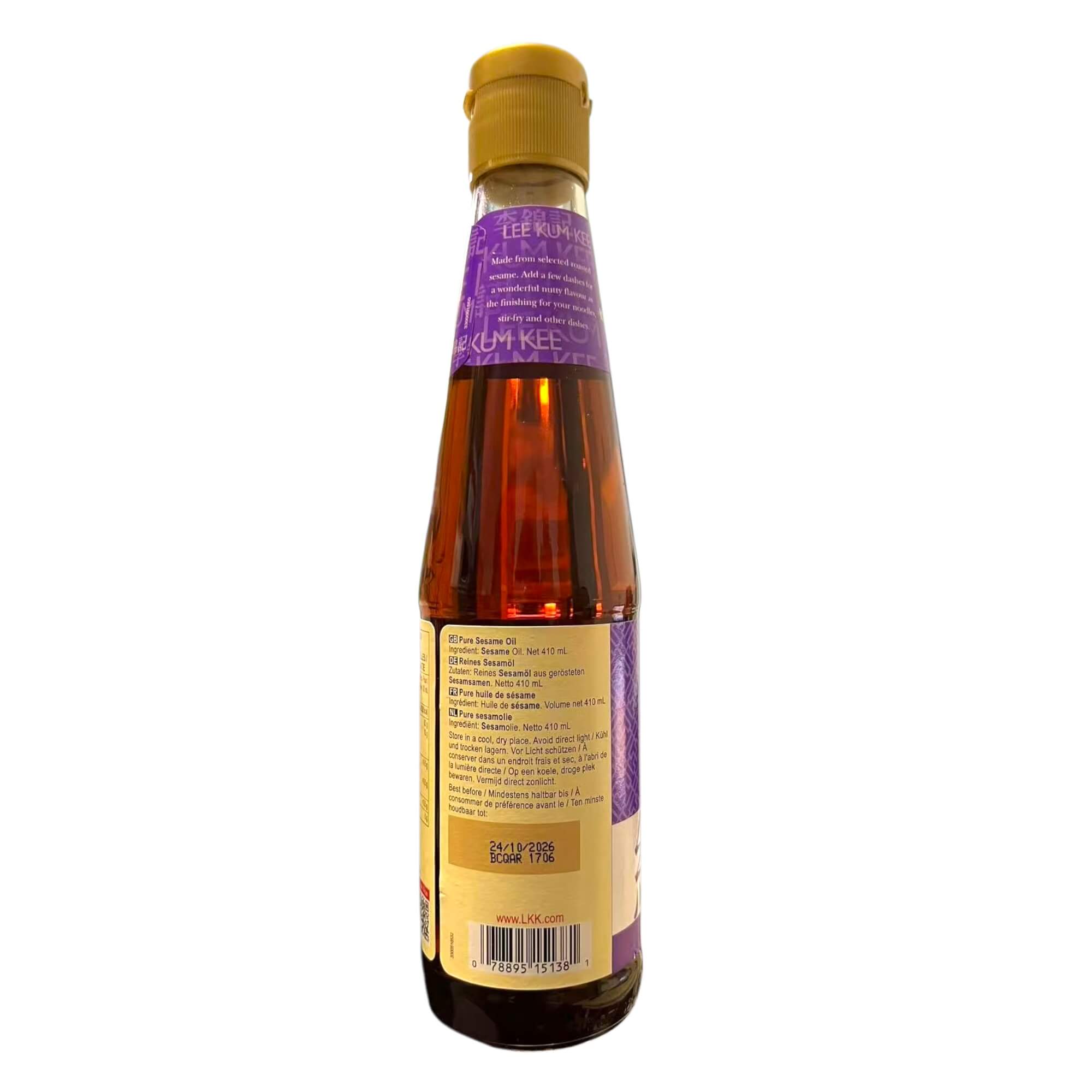 Lee Kum Kee Olio di Sesamo Puro 410ml