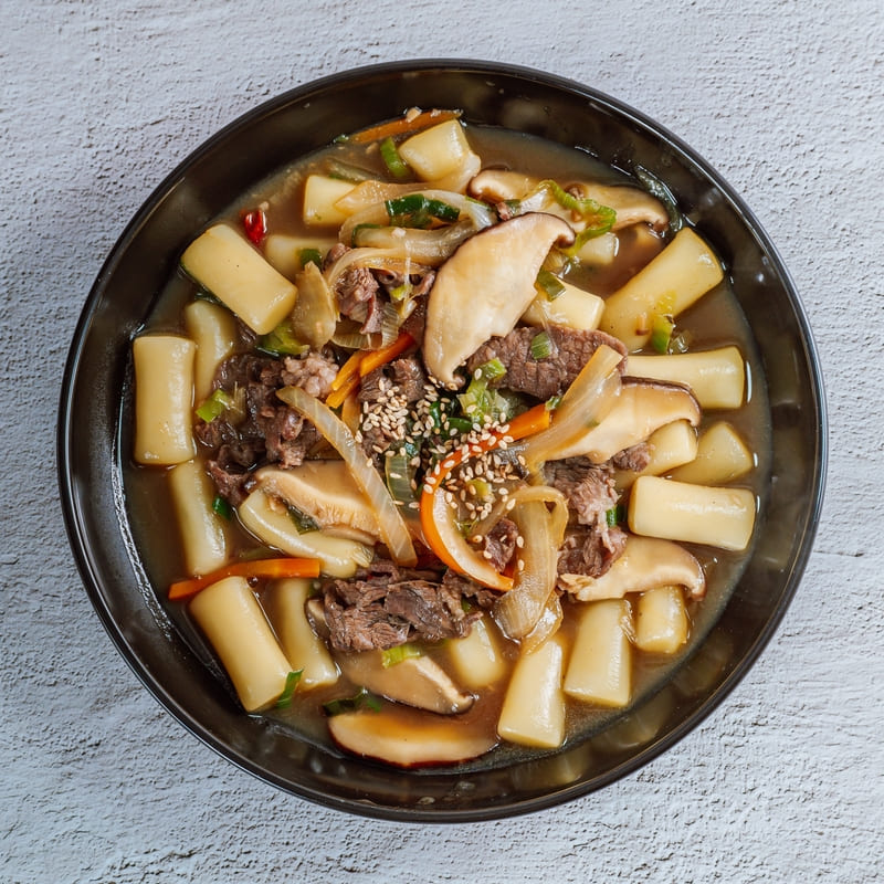 Gnocchi di Riso Cilindrici per Tteokbokki 600g - Matamun