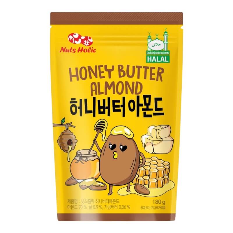 NutsHolic Honey Butter Almonds 180g