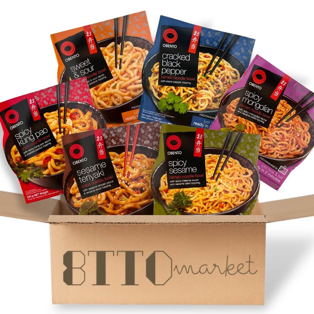 Obento Bowl Noodles Box – Udon e Ramen in 6 Gusti
