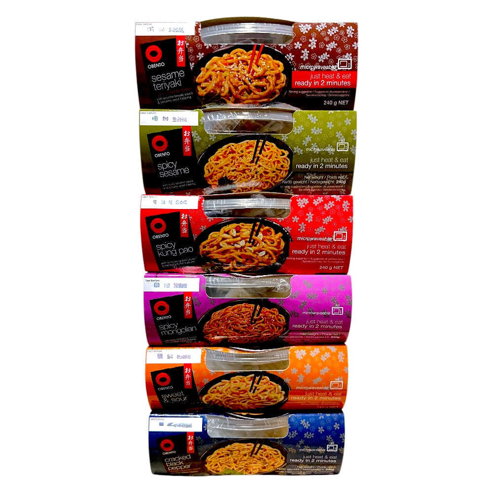 Obento Bowl Noodles Box – Udon e Ramen in 6 Gusti