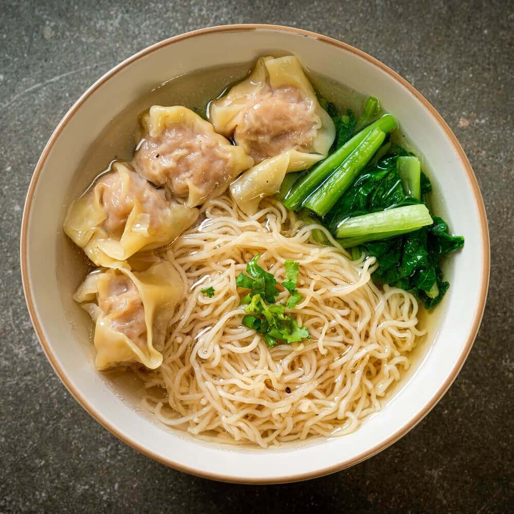 Sau Tao Noodles Sottili con Uova di Gambero Ha Zi Mien 454g