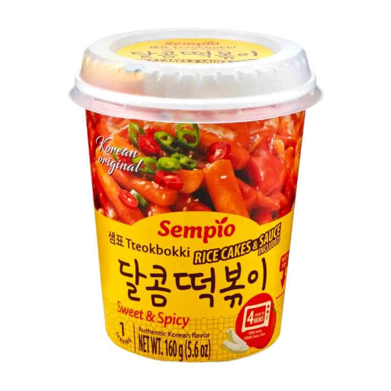 Sempio Tteokbokki Rice Cake Sweet & Spicy 160g