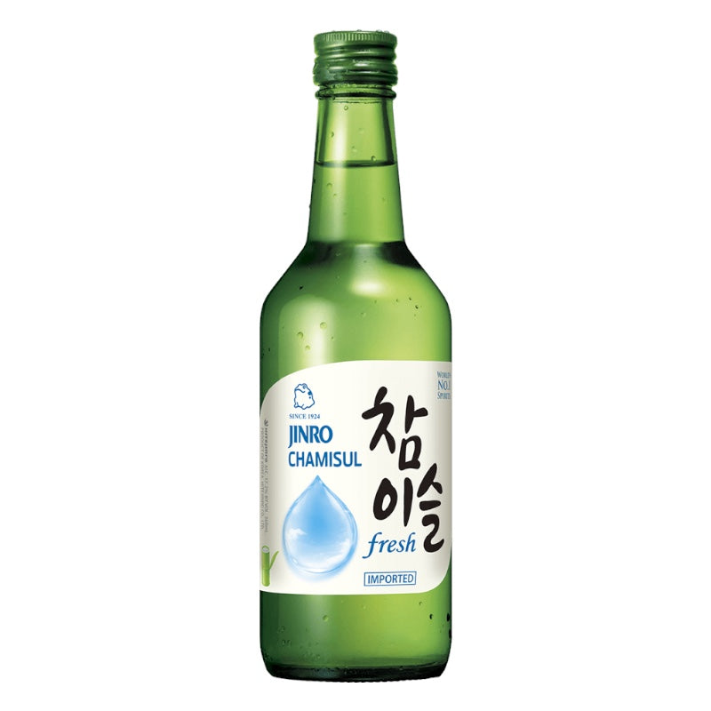 Soju Chamisul Fresh 16.5% 350ml - Korean Liquor - Jinro