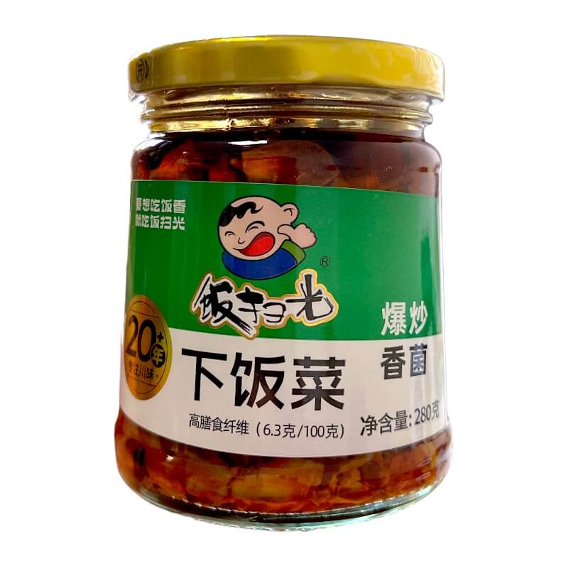 饭扫光下饭菜爆炒香菇280g