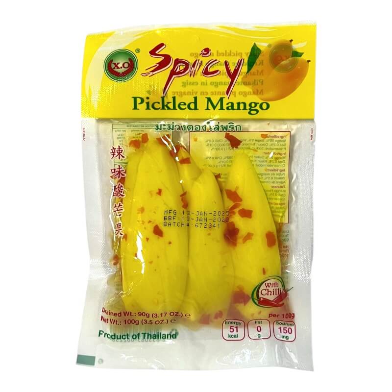 X.O. Sweet and Sour Pickled Mango 100g Mild Spicy