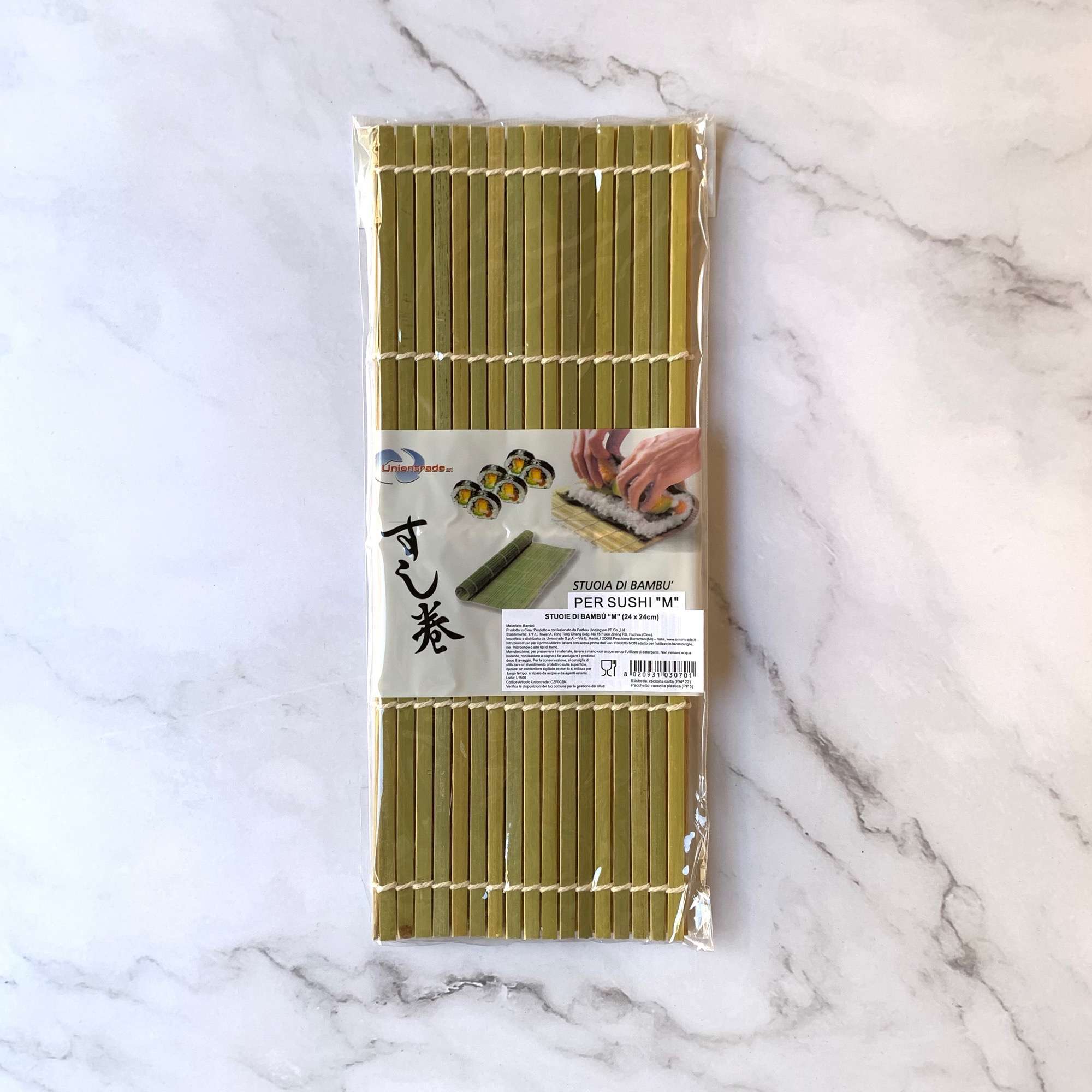 Sushi Mat in Bamboo 24x24cm