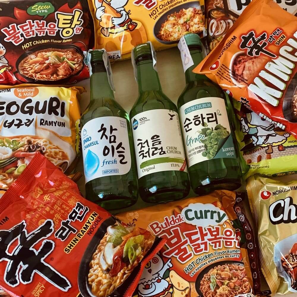 Perfect Combo: Ramen and Soju!