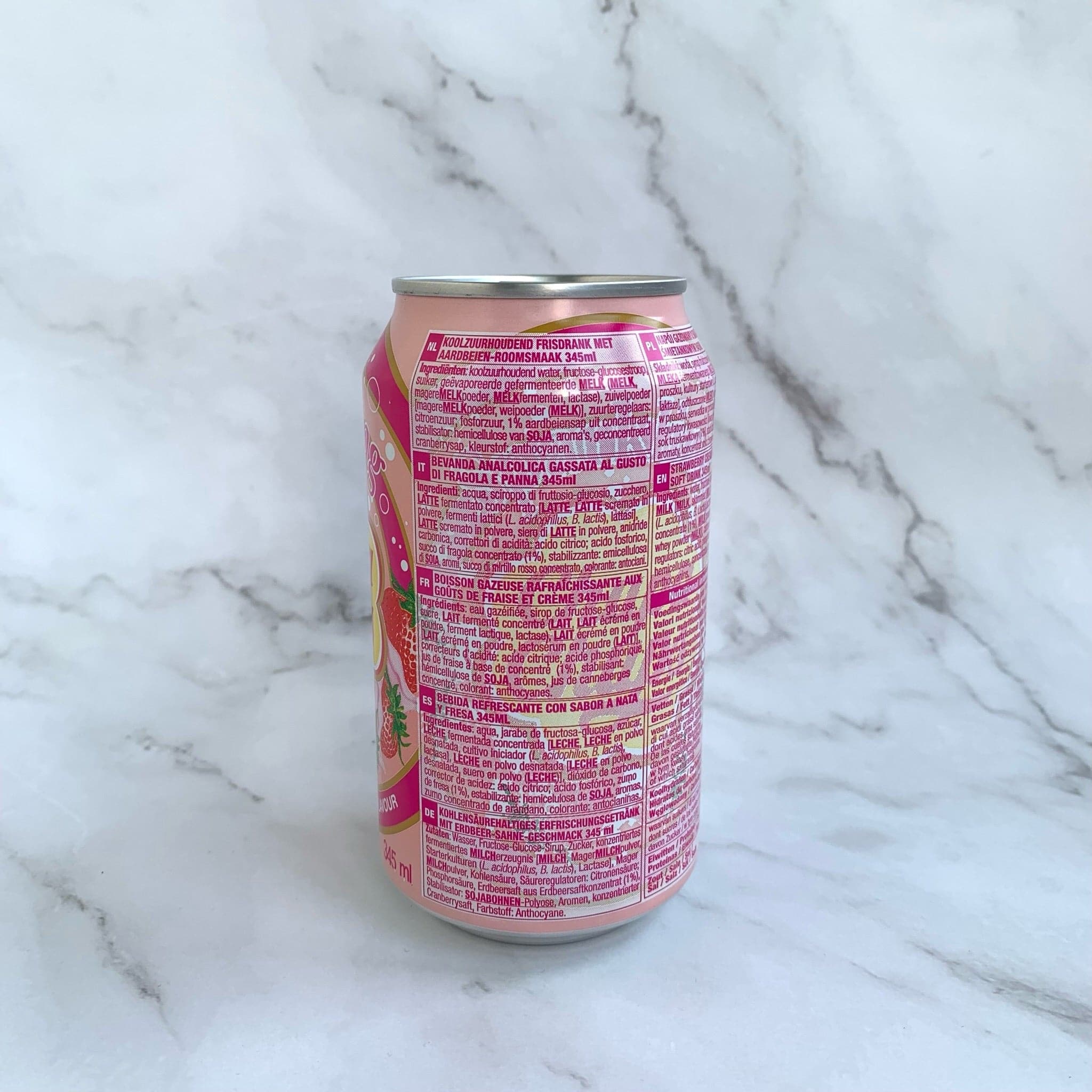 Sparkling Strawberry Cream Soda 345ml - Chupa Chups