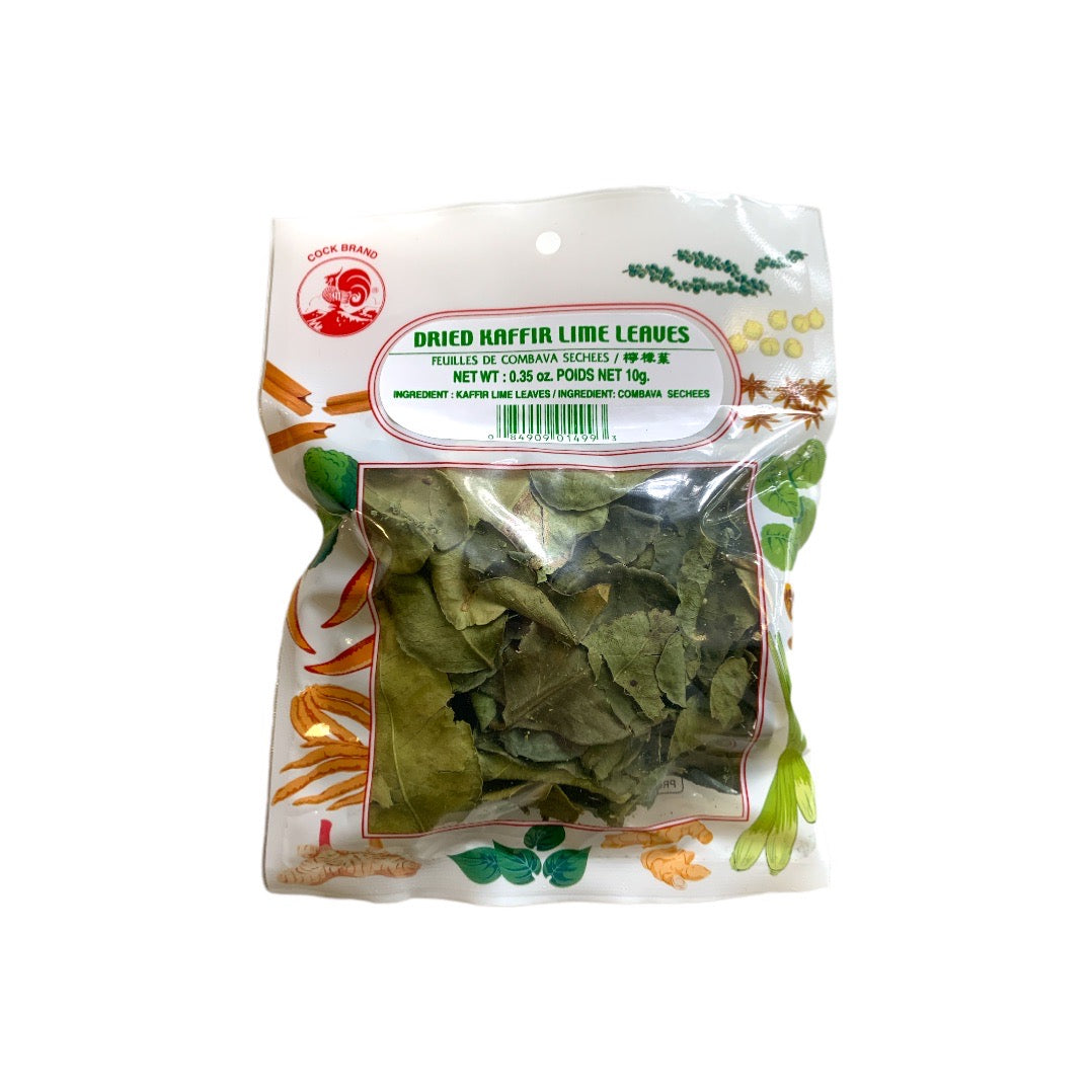 Dried Kaffir Lime Leaves 10g - Cock