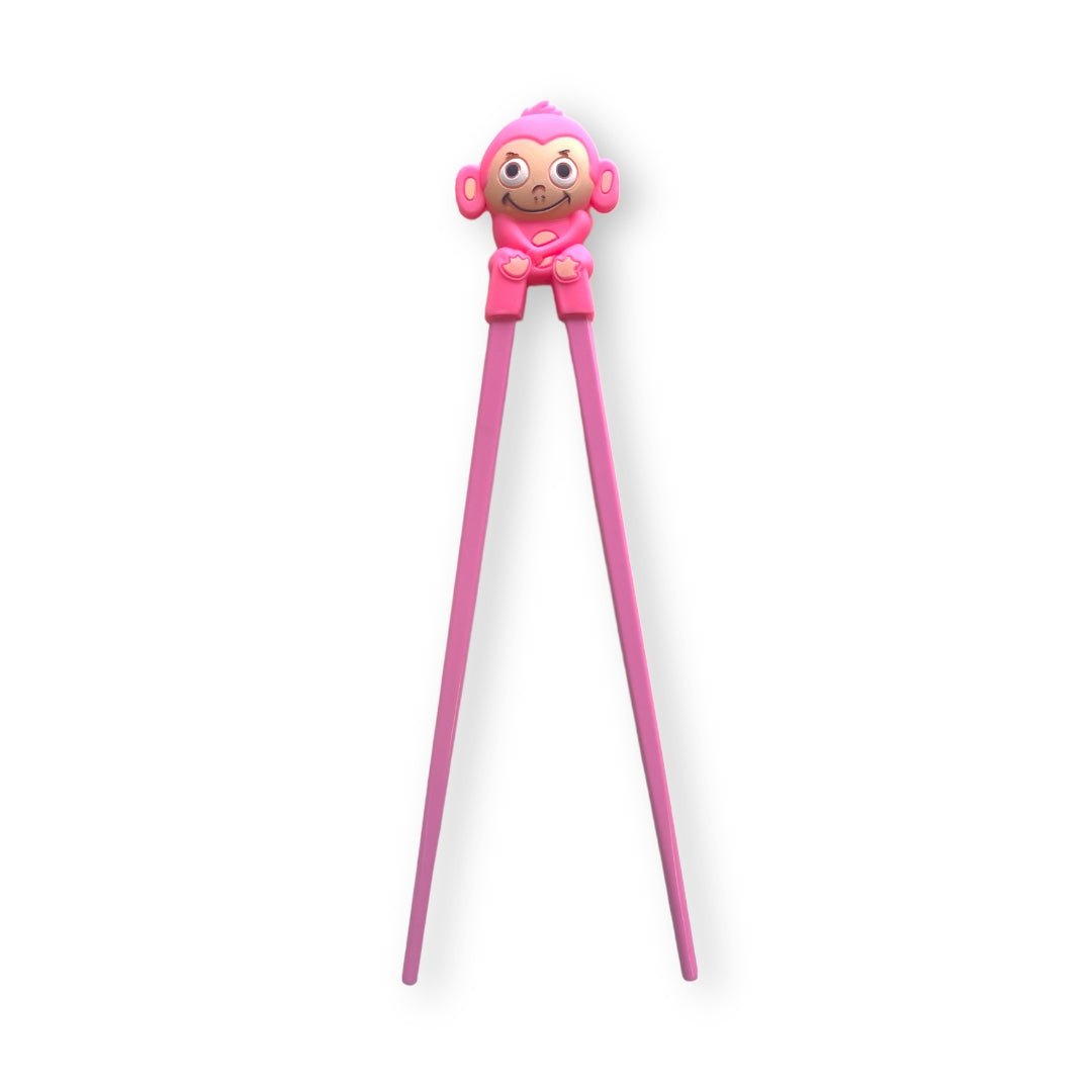 Training Chopsticks Pink Monkey