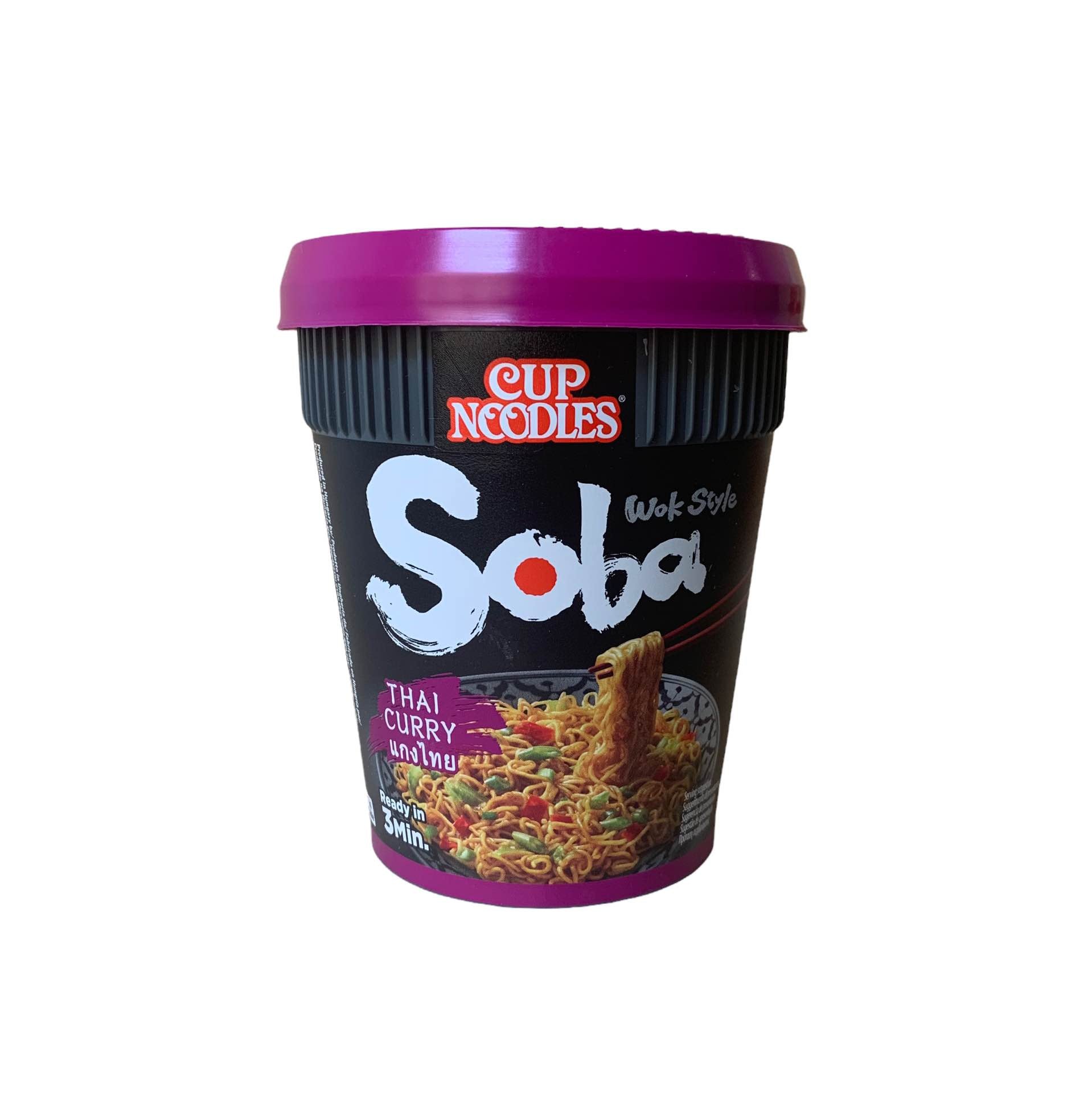 Cup Noodle Soba Thai Curry 87g - Nissin