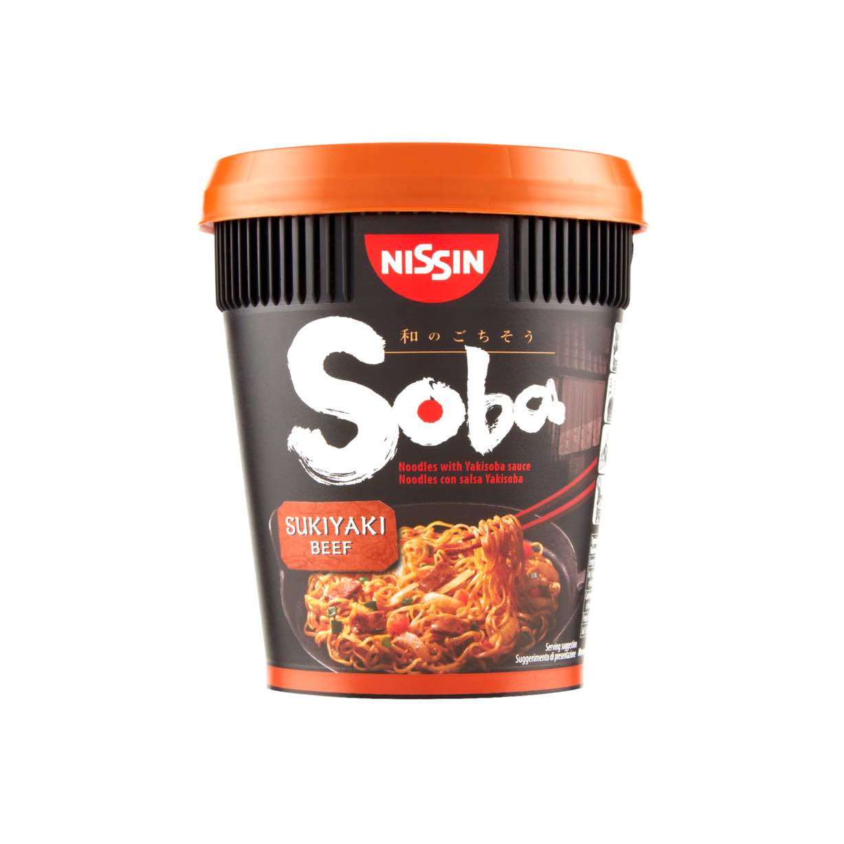 Cup Soba Sukiyaki Beef Instant Noodle 87g - Nissin