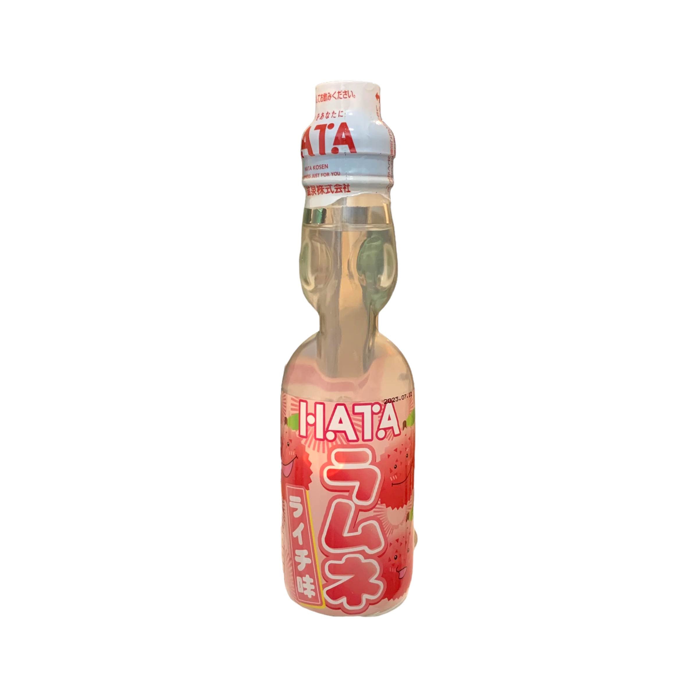 Ramune Soda Lychee Flavour 200ml - Hata Kosen