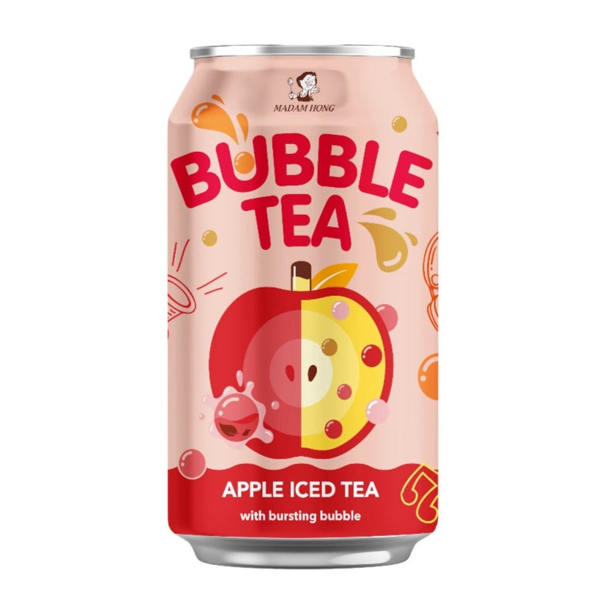 Popping Boba Apple Ice Tea - Madam Hong