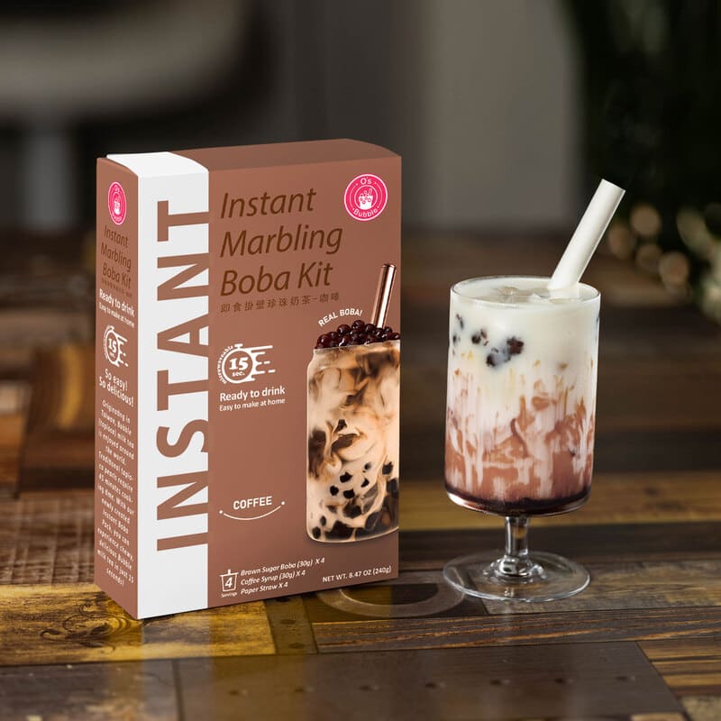 Instant Marbling Boba Kit Coffee Flavour - O&