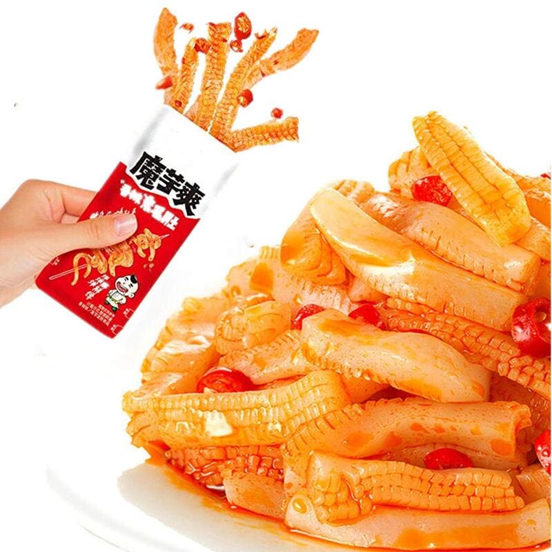 Konjac Latiao Snack Hot & Spicy 252g - Weilong