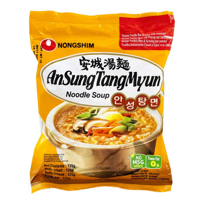 Ansung Tangmyun Instant Spicy Miso Soup Noodle 125g - Nongshim