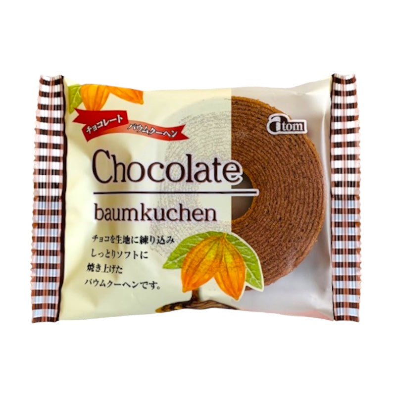 日本ATOM年轮蛋糕卷巧克力味 85g