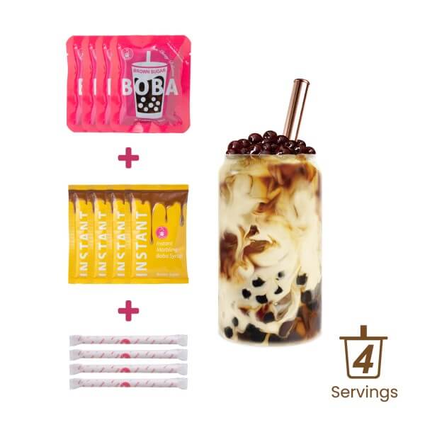 Brown Sugar Marbling Bubble Tea 240g - O's Bubble