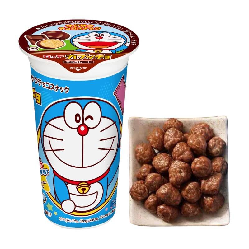 Capucho Doraemon Chocolate Balls in Cup 37g