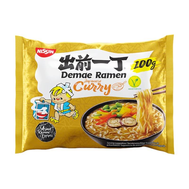 Demae Ramen Japanese Curry Instant Noodles 100g - Nissin
