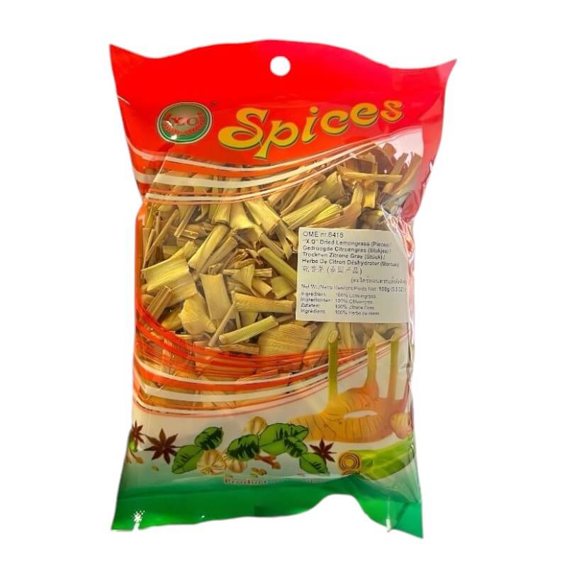 Dried Lemongrass Pieces 100g - X.O.