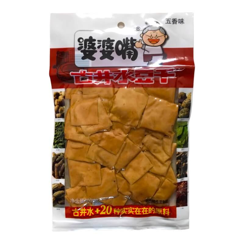 Five Spice Tofu Jerky 100g - Po Po Zui