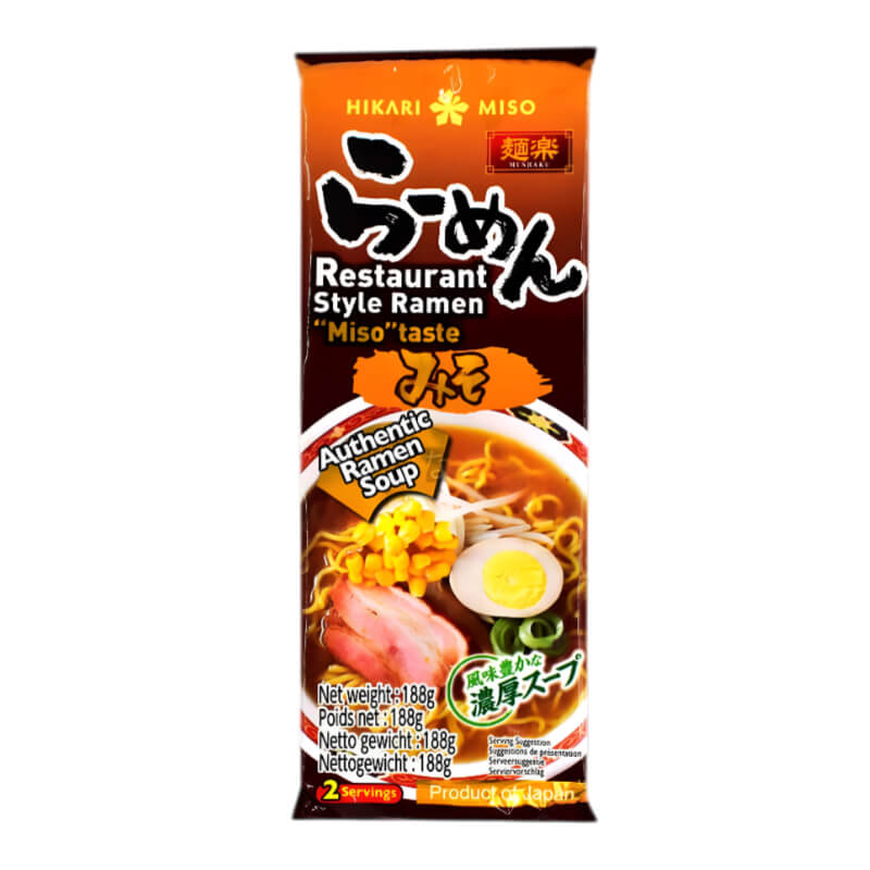 Hikari Miso Ramen Noodles Restaurant Style 188g