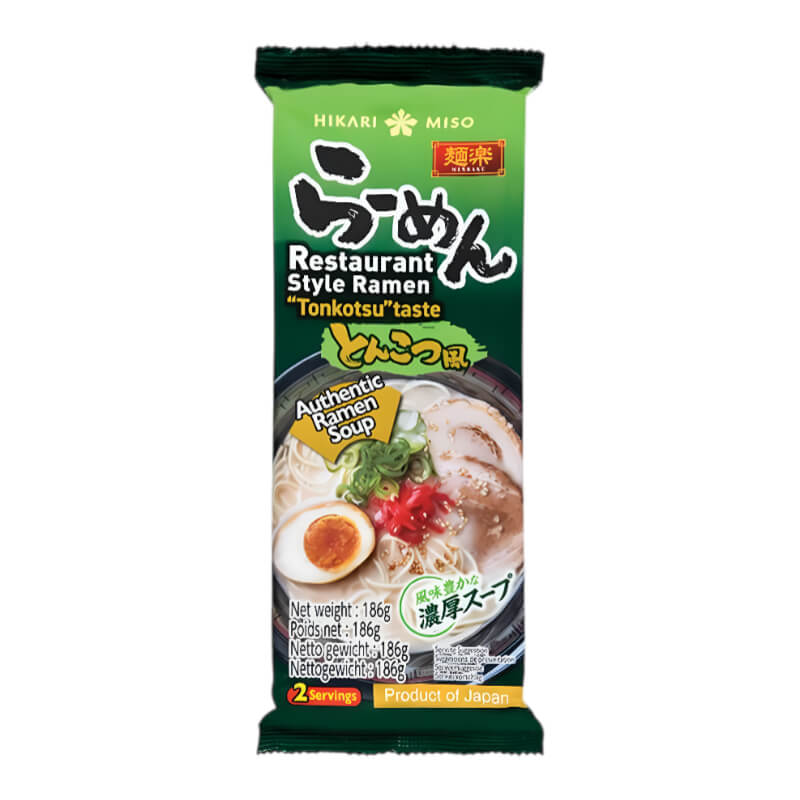 Hikari Tonkotsu Ramen Noodles Restaurant Style 186g