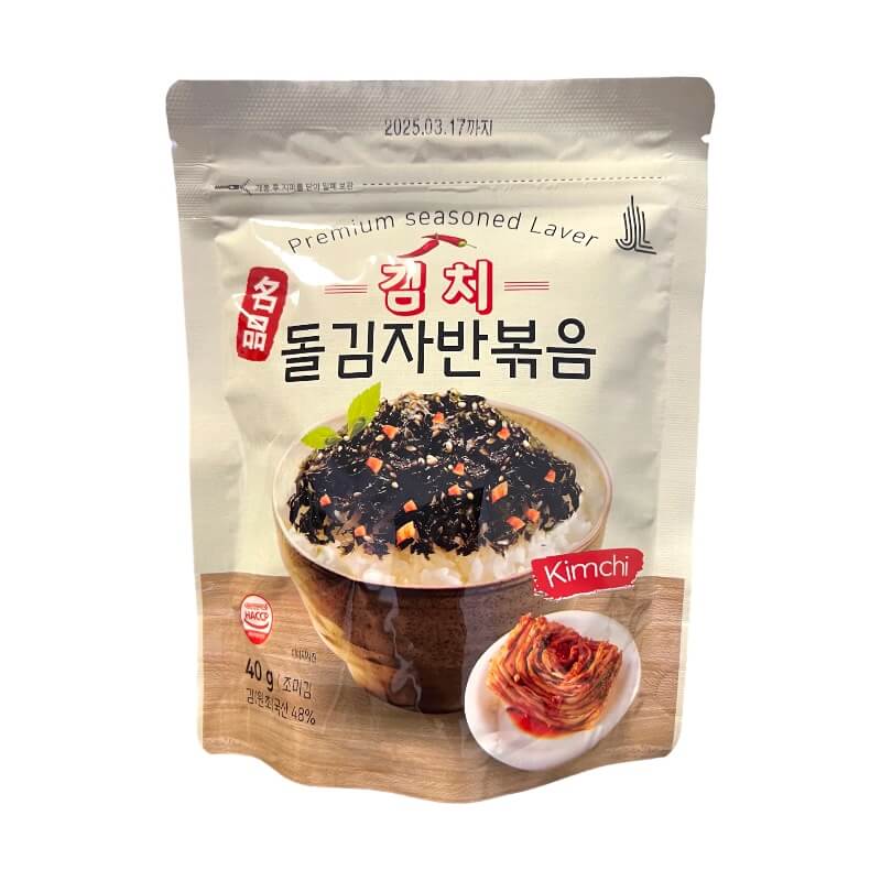 Kimchi Flavor Seaweed Flakes Gim 40g - Torn and Seasoned